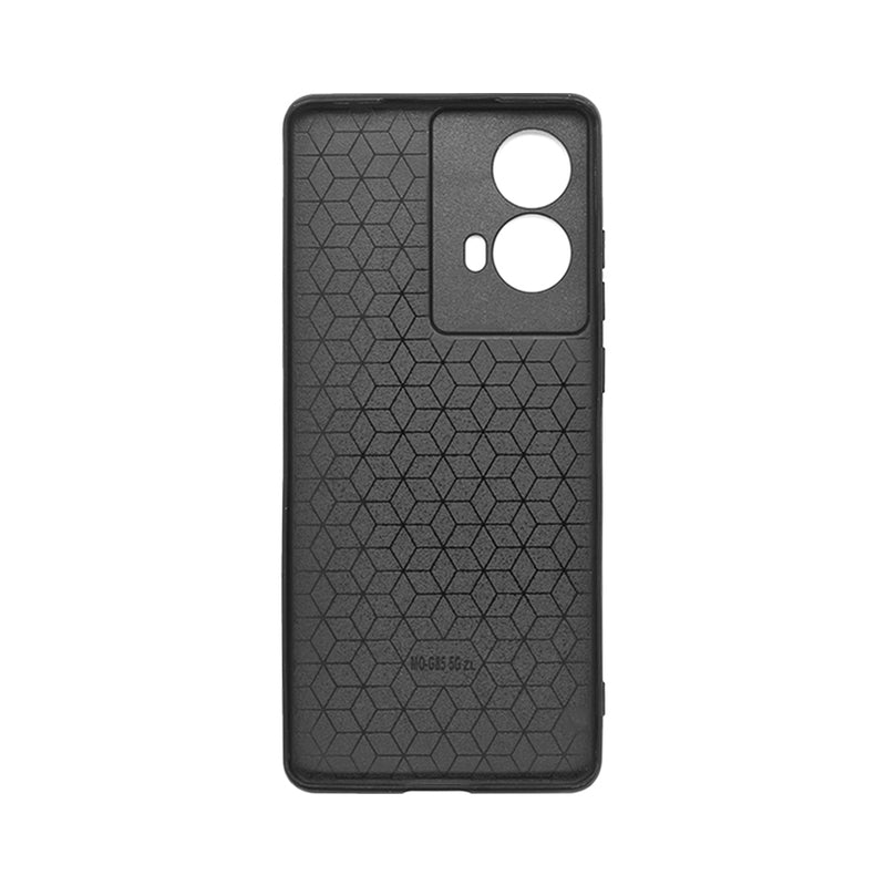 Wisecase Moto G85 PU Protective Cover Black