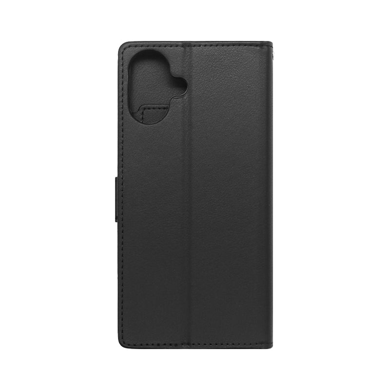 Wisecase iPhone 16 Plus Pocket Diary Wallet - Black