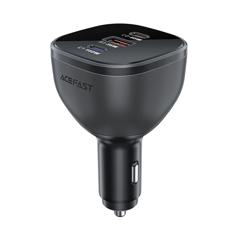 Acefast B14 165W (2*USB-C+USB-A) 3-Port Car Charger Black