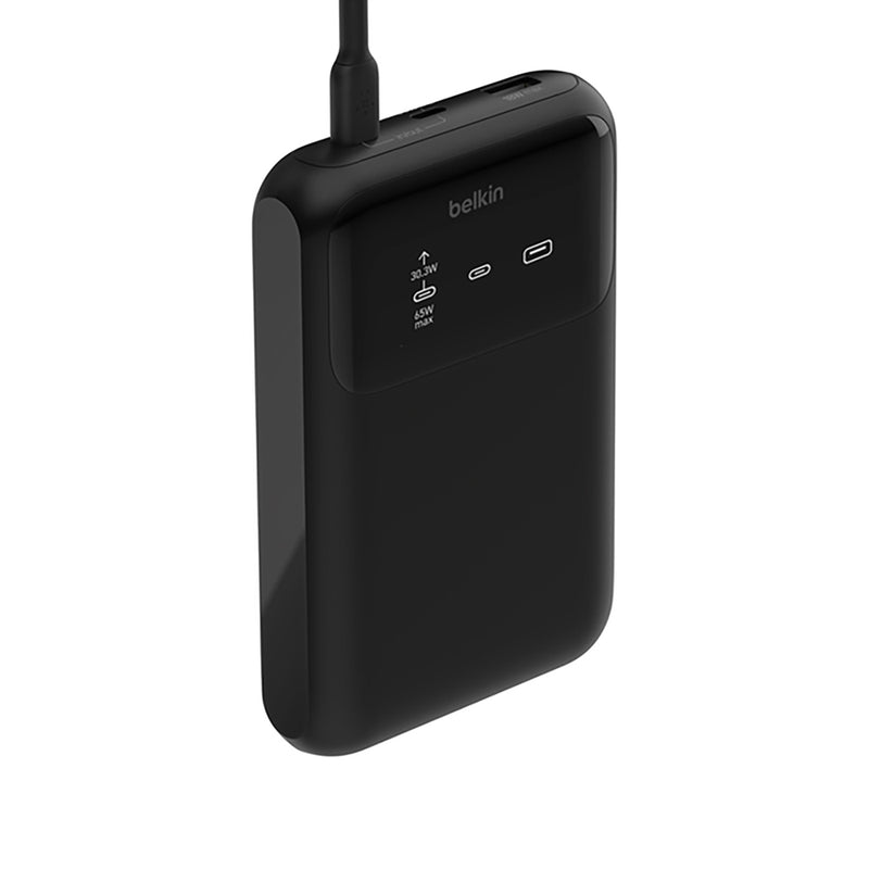 Belkin Boostcharge 65W Pro 3-port Laptop Power Bank 20K-Black