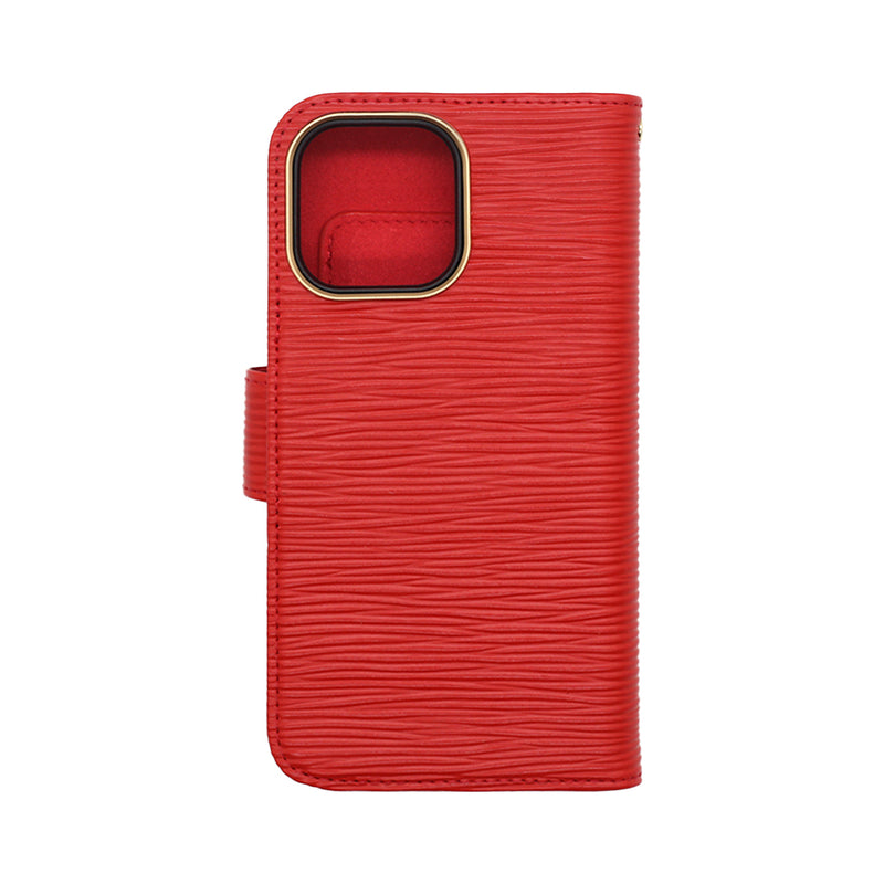 Wisecase iPhone 15 Pro Max Deluxe Wallet Folio Red