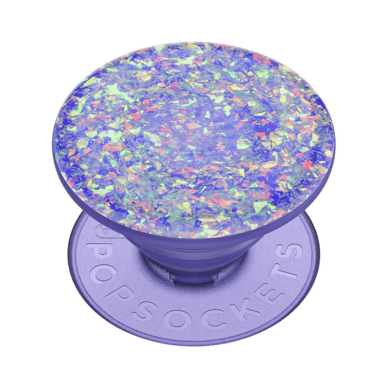 PopSockets Universal PopGrip Iridescent Confetti Ice Purple