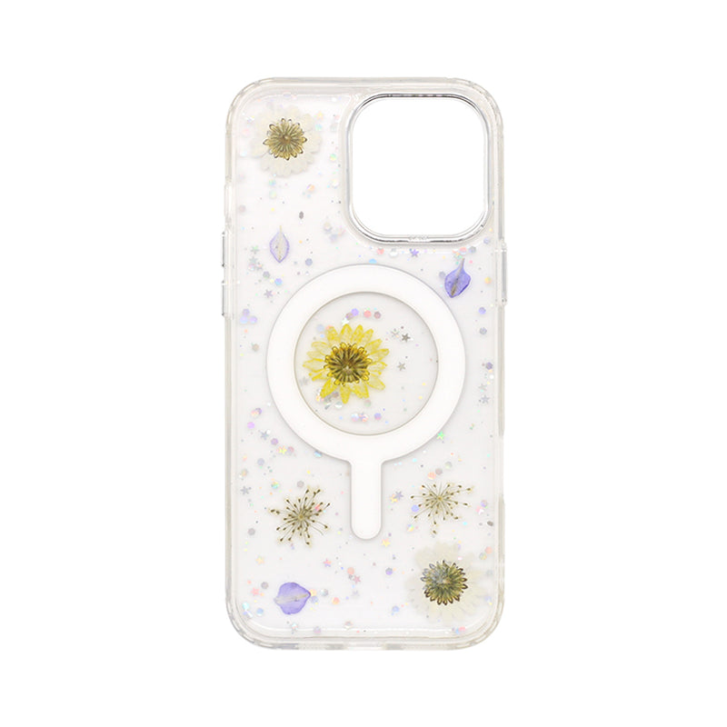 Wisecase iPhone 16 Pro Max Moda Print Magsafe Case Daisy