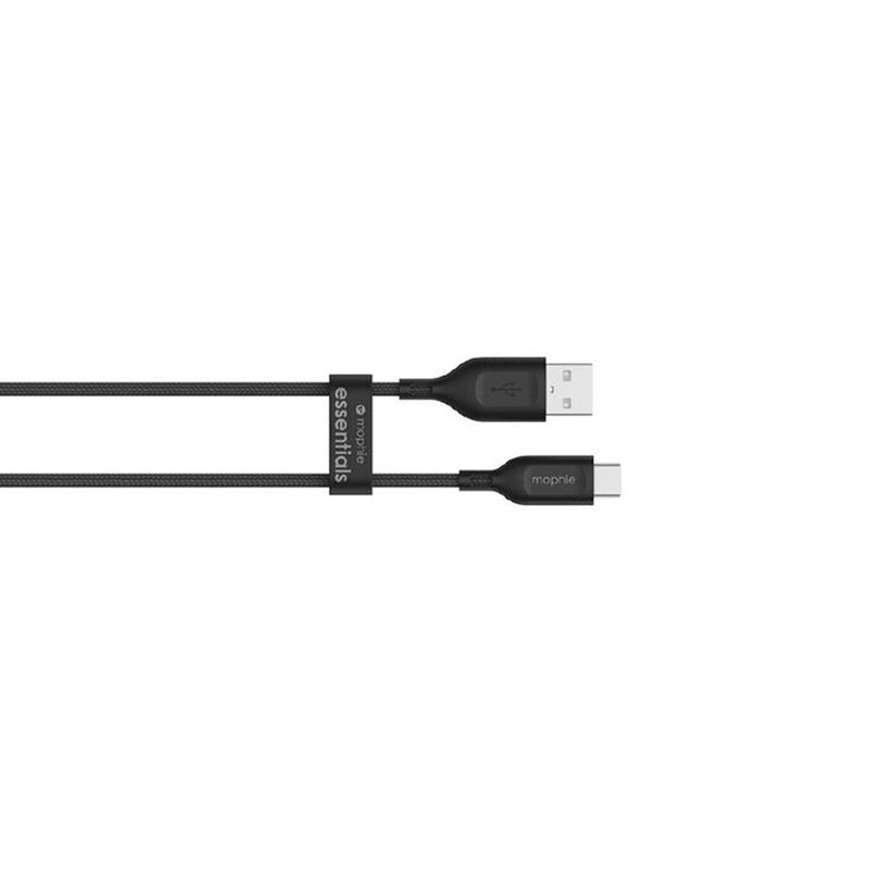 Mophie Essentials USB-A to USB-C Charging Cable -2m Black