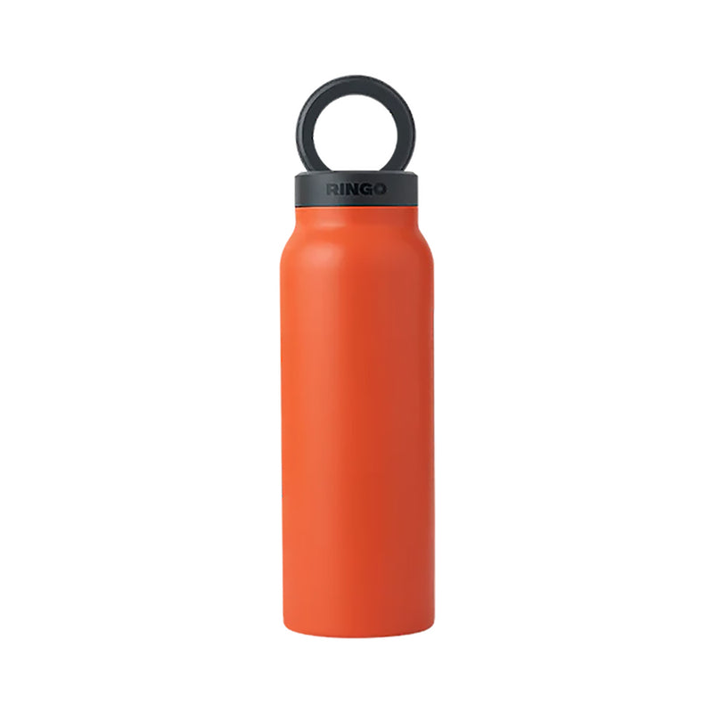 Ringo All-in-One Water Bottle with Magnetic Phone Mount - Orange 710ml (24oz)