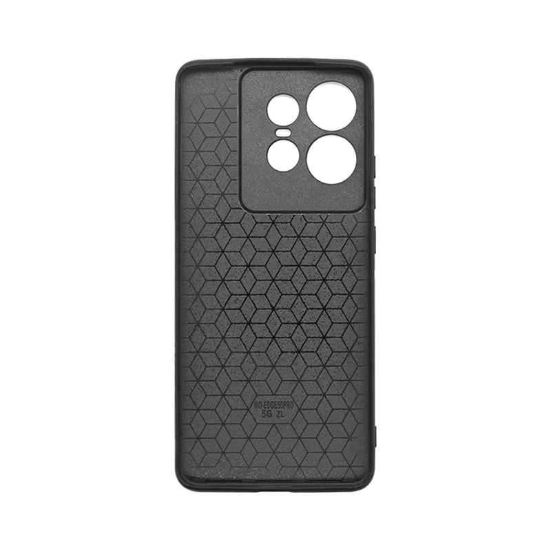 Wisecase Motorola Edge 50 Pro PU Protective Cover Black