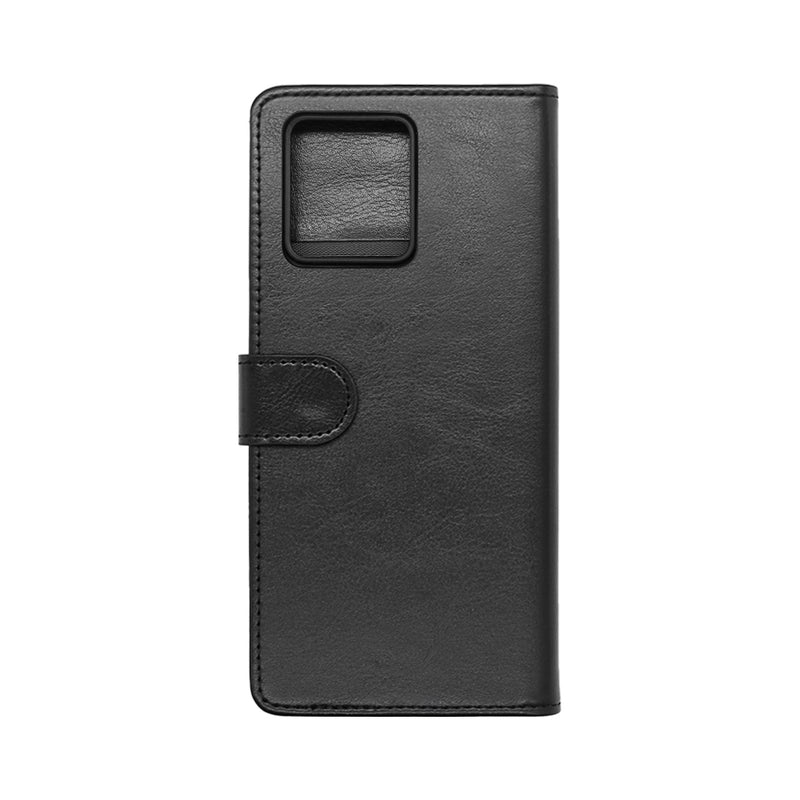 Wisecase Moto G84 Wallet PU Case Black