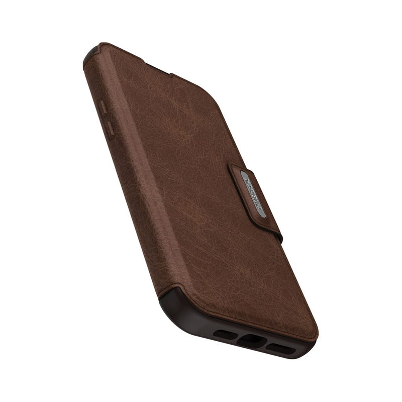 Otterbox Strada Folio MagSafe Case For iPhone 15 Plus - Espresso