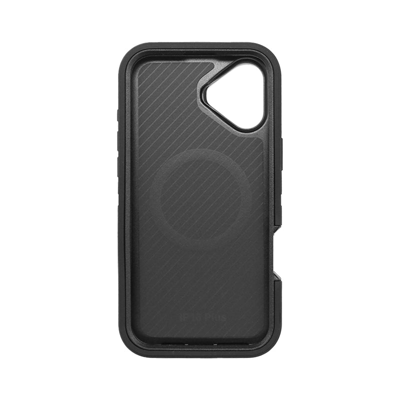 Wisecase iPhone 16 Plus Guardian with Magsafe Black+Black