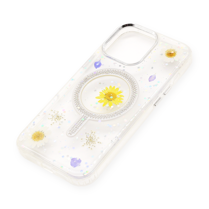 Wisecase iPhone 16 Pro Max Moda Print Magsafe Case Daisy