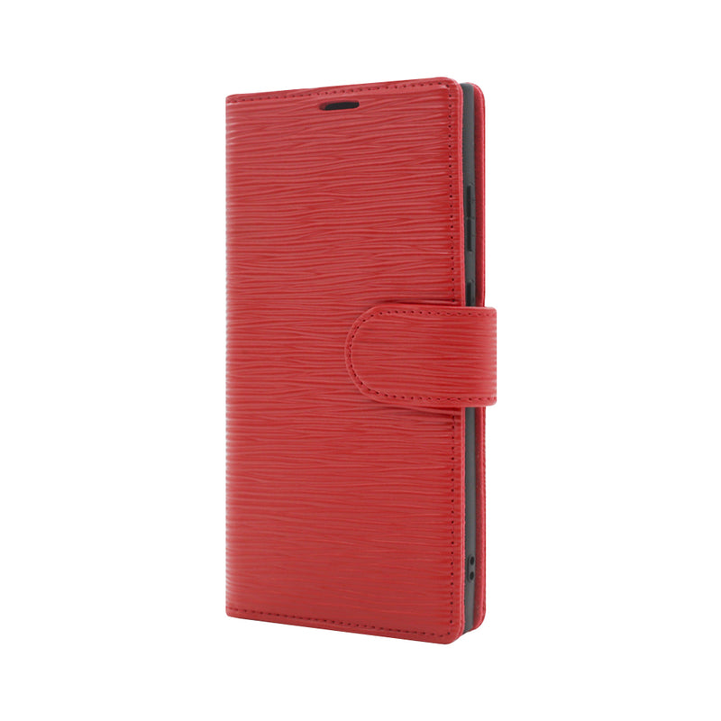 Wisecase Samsung Galaxy S23 Ultra Deluxe Wallet Folio Red