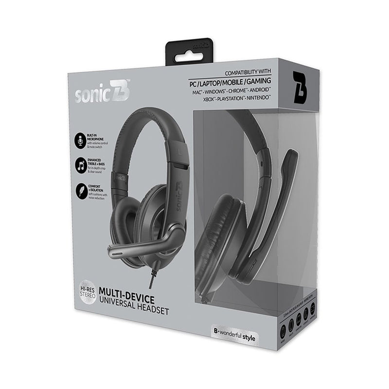 Sonicb Wonderful Universal Headset Black