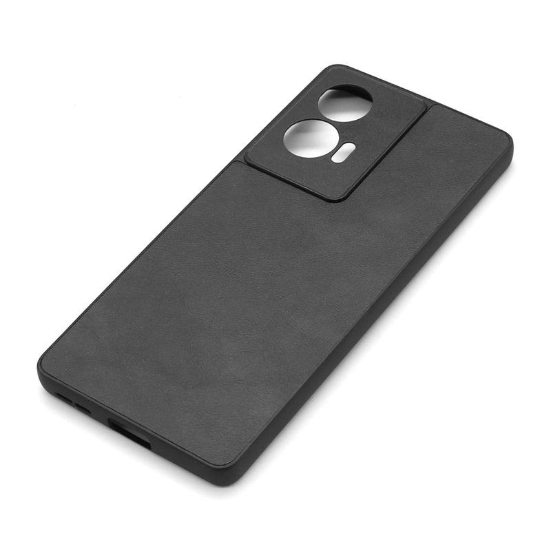 Wisecase Motorola Edge 50 Fusion PU Protective Cover Black