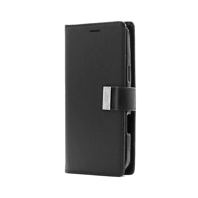 Wisecase iPhone 16 Plus Pocket Diary Wallet - Black