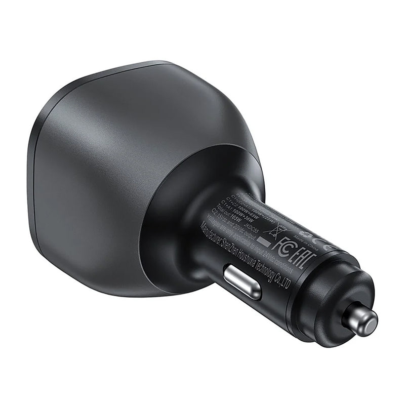 Acefast B14 165W (2*USB-C+USB-A) 3-Port Car Charger Black