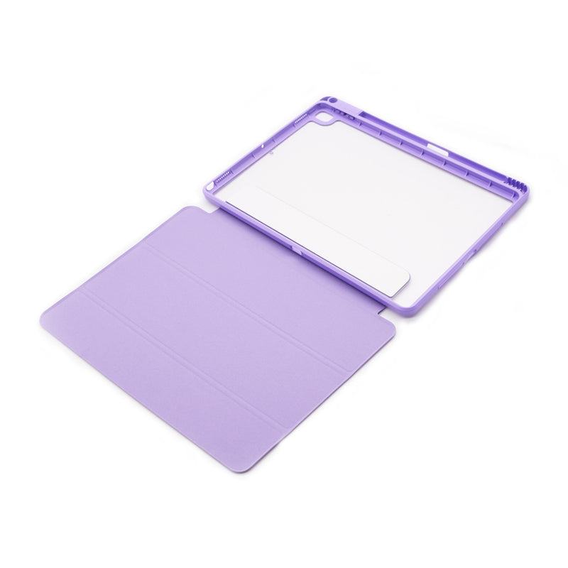 Wisecase iPad 10.2 (2019/20/21)/New Ipad Air/Air3 10.5/iPad Pro 10.5 360 Slim Protection With Removable Cover Purple