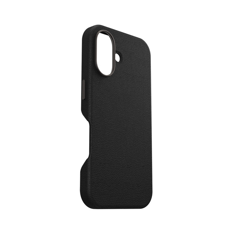 OtterBox Symmetry Cactus Leather Case For iPhone 16 - Noir Ash