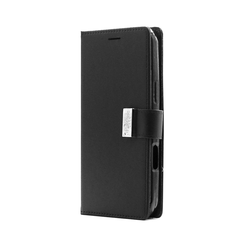 Wisecase iPhone 16 Pro Max Pocket Diary Wallet - Black