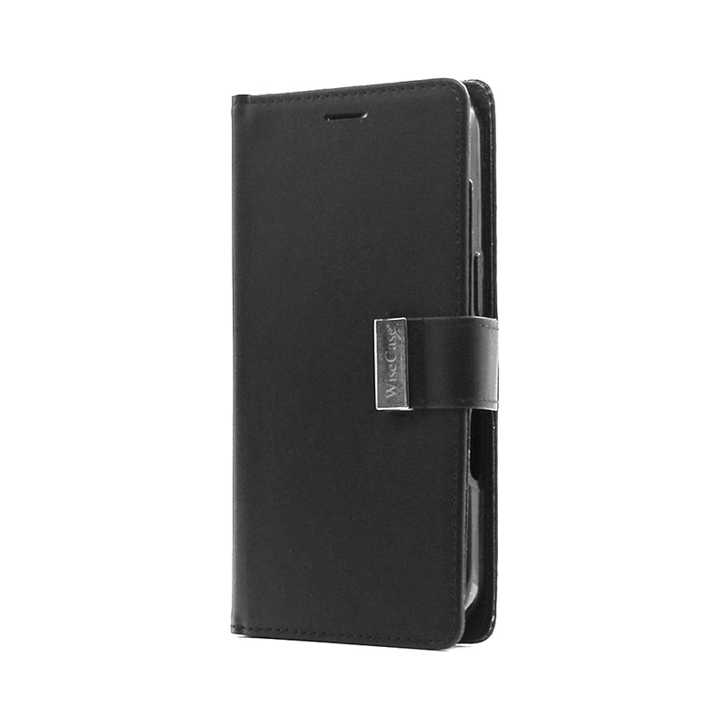 Wisecase iPhone 16 Pro Pocket Diary Wallet - Black