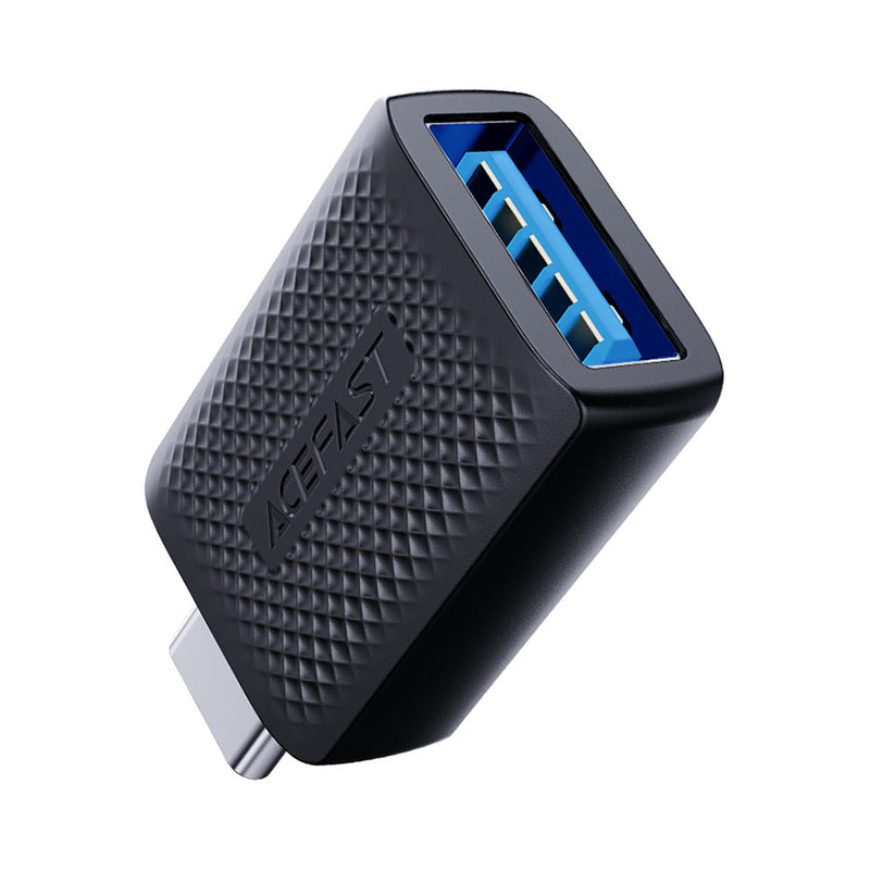 Acefast J1 USB-A to USB-C Adapter Black