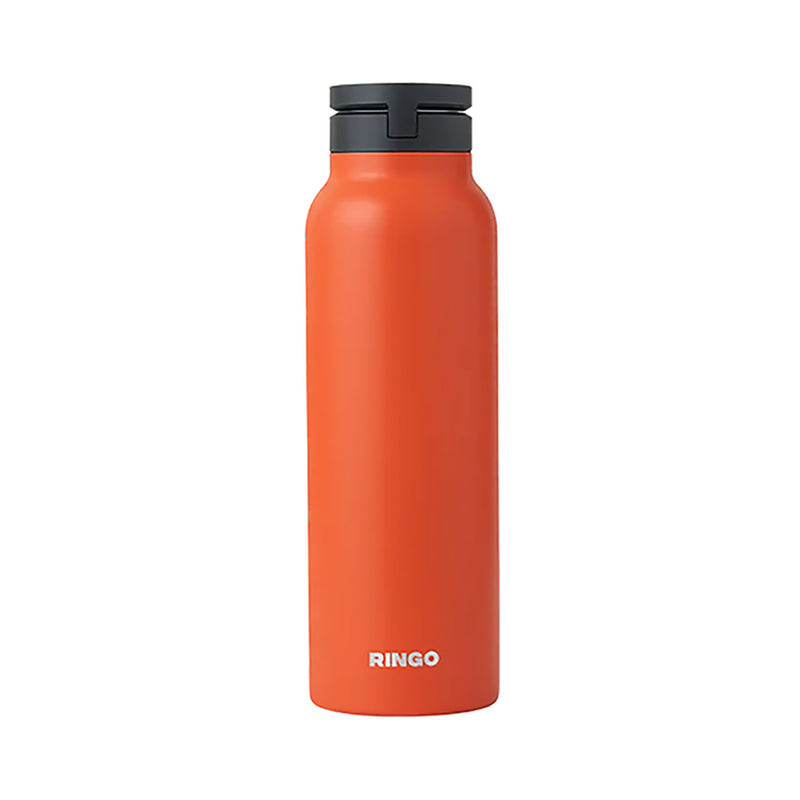 Ringo All-in-One Water Bottle with Magnetic Phone Mount - Orange 950ml (32oz)