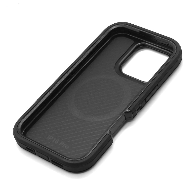 Wisecase iPhone 16 Pro Guardian with Magsafe Black+Black