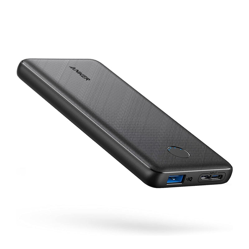 Anker Powercore Slim 10,000mAh High Speed PowerIQ Power Bank - Black