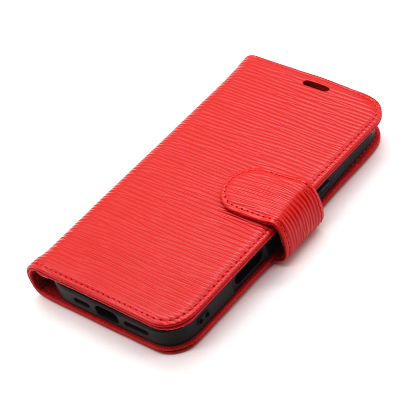 Wisecase iPhone 16 Plus Deluxe Wallet Folio Red