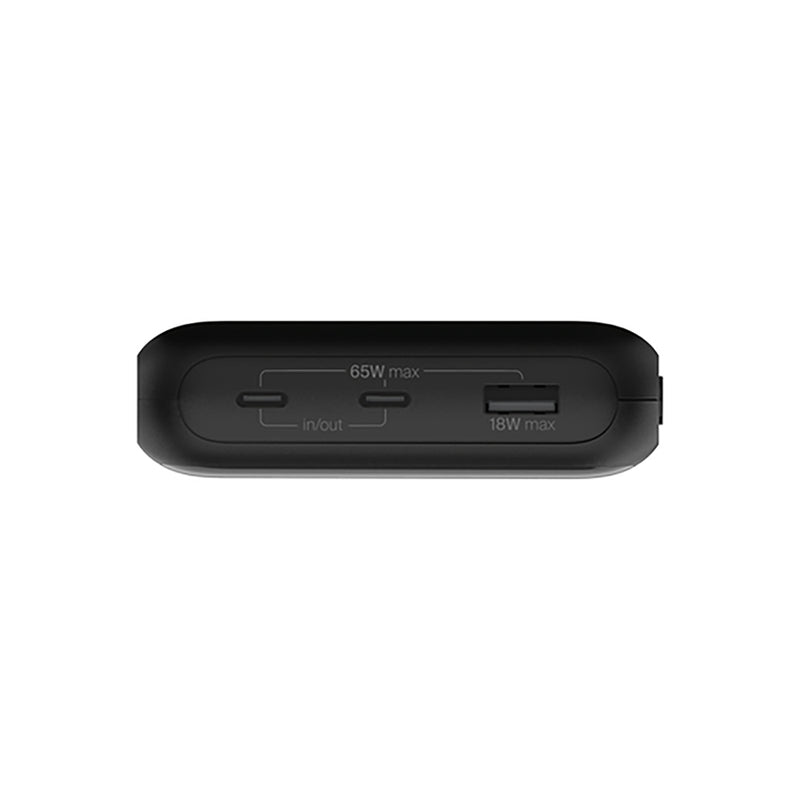 Belkin Boostcharge 65W Pro 3-port Laptop Power Bank 20K-Black