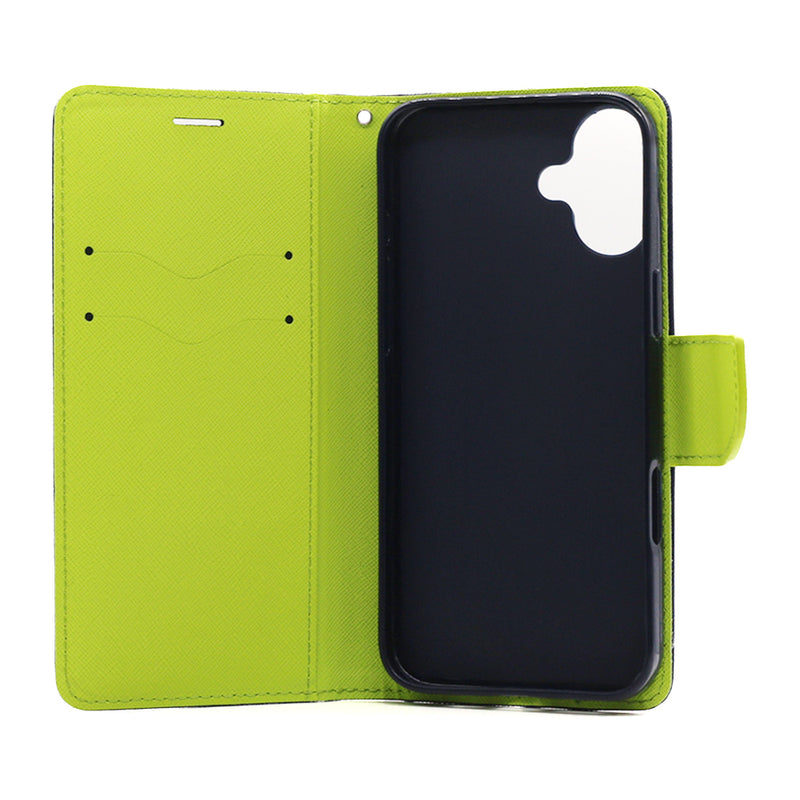 Wisecase iPhone 16 Plus MERC Wallet Dark Blue+ Green