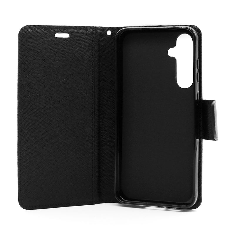 Wisecase Sam Galaxy S23FE 5G MERC Wallet Black+Black