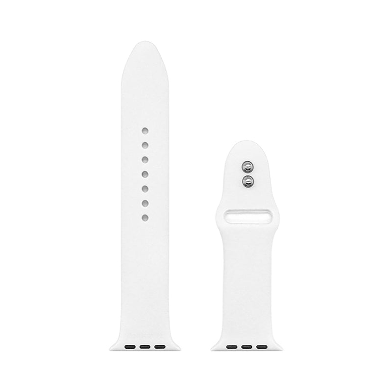 Machino MC-WS16 Apple Watch Premium Silicone Band 42/44/45/49/46MM White