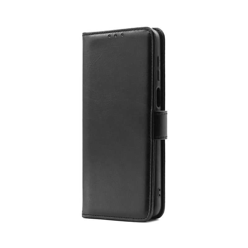 Wisecase Moto G54 Wallet PU Case Black