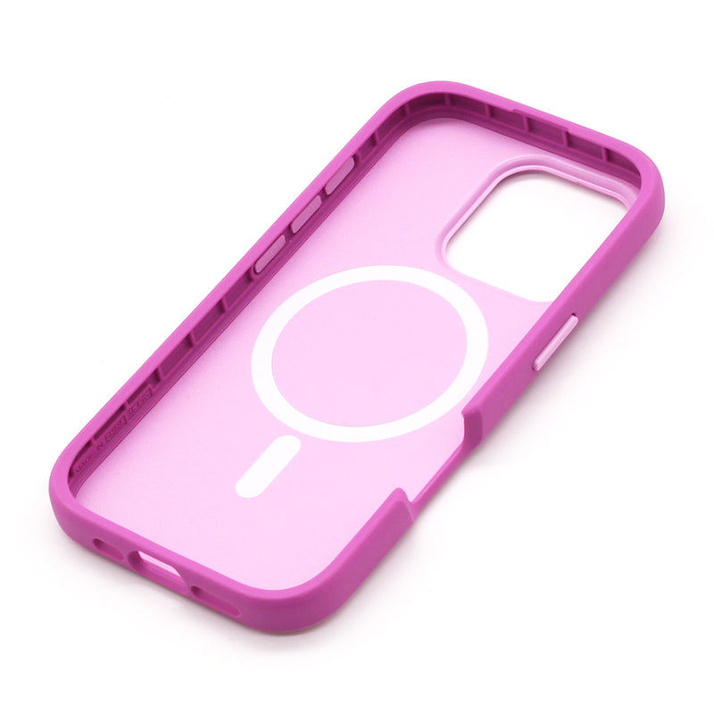 Wisecase iPhone 16 Pro Bulwark Case with Magsafe Pink