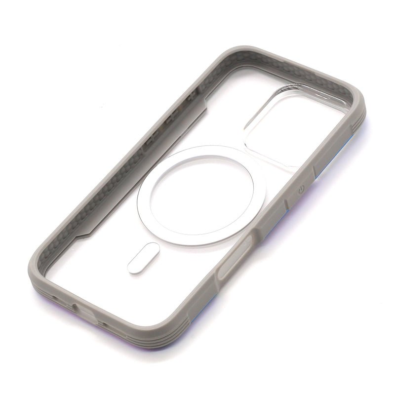 Wisecse iPhone 16 Pro Bastion case with Magsafe Iridescent