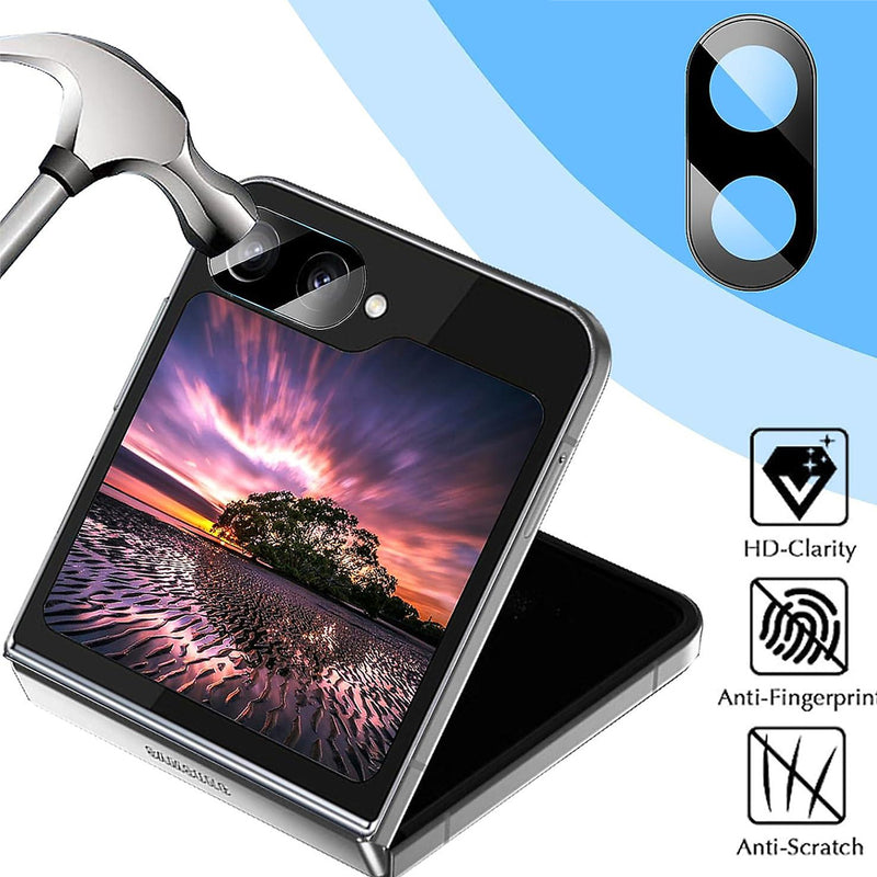 Doormoon Samsung Galaxy Fold 5 Camera Tempered Glass Black