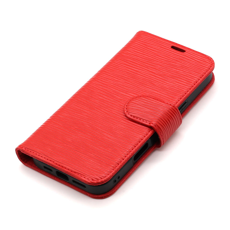 Wisecase iPhone 16 ProMax Deluxe Wallet Folio Red