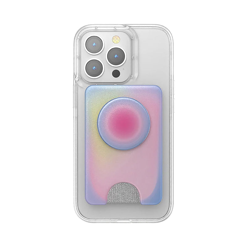 PopSockets - PopWallet+ for MagSafe - Aura