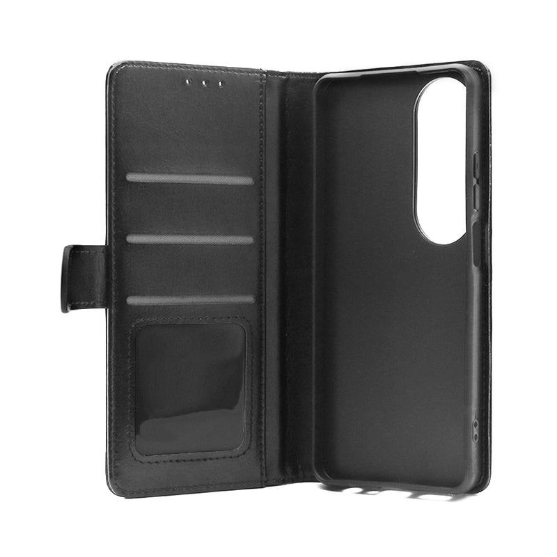 Wisecase OPPO A60 Wallet PU Case Black
