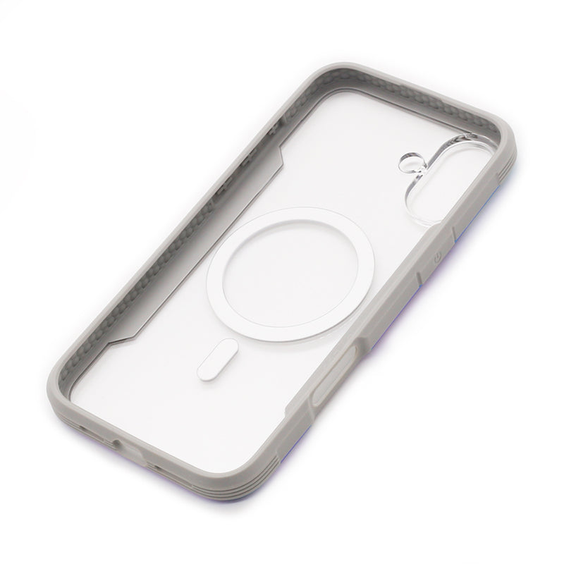 Wisecse iPhone 16 Plus Bastion case with Magsafe Iridescent