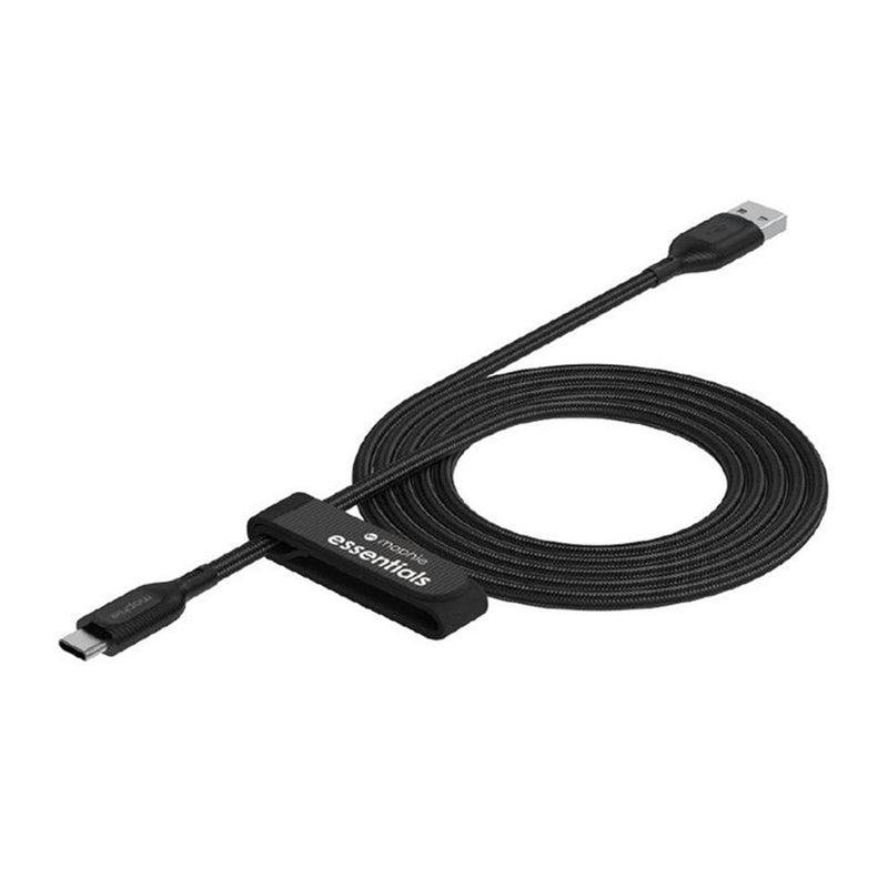 Mophie Essentials USB-A to USB-C Charging Cable -2m Black