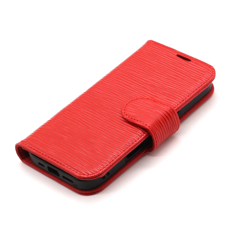 Wisecase iPhone 16 Pro Deluxe Wallet Folio Red