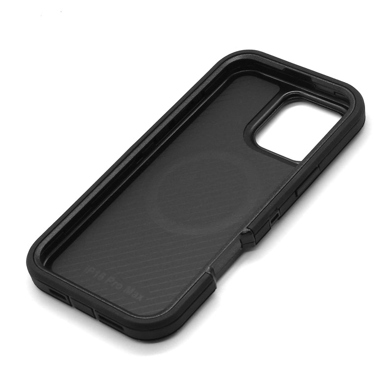 Wisecase iPhone 16 Pro Max Guardian with Magsafe Black+Black