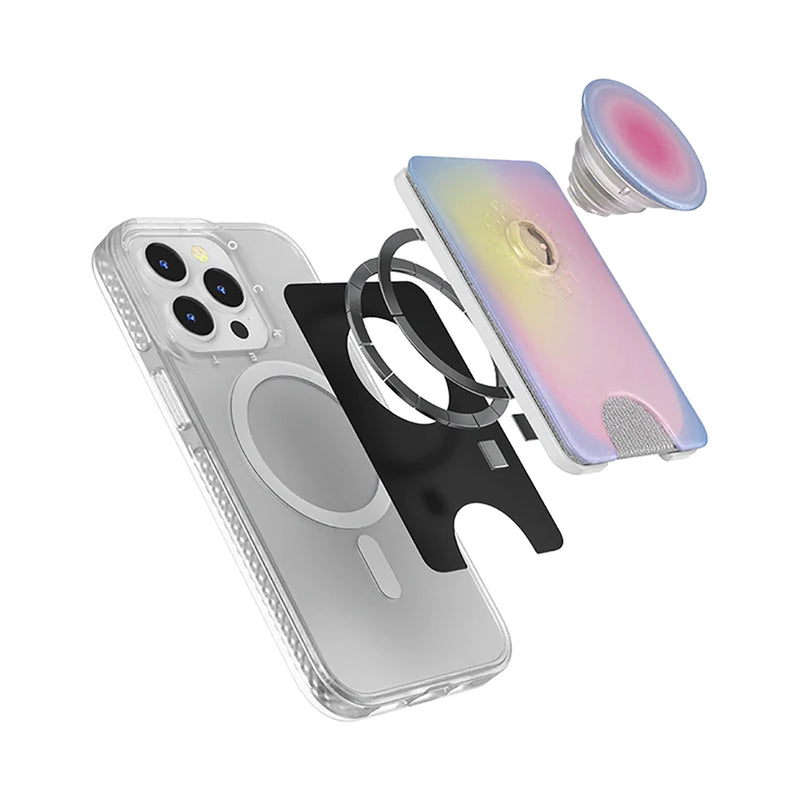 PopSockets - PopWallet+ for MagSafe - Aura