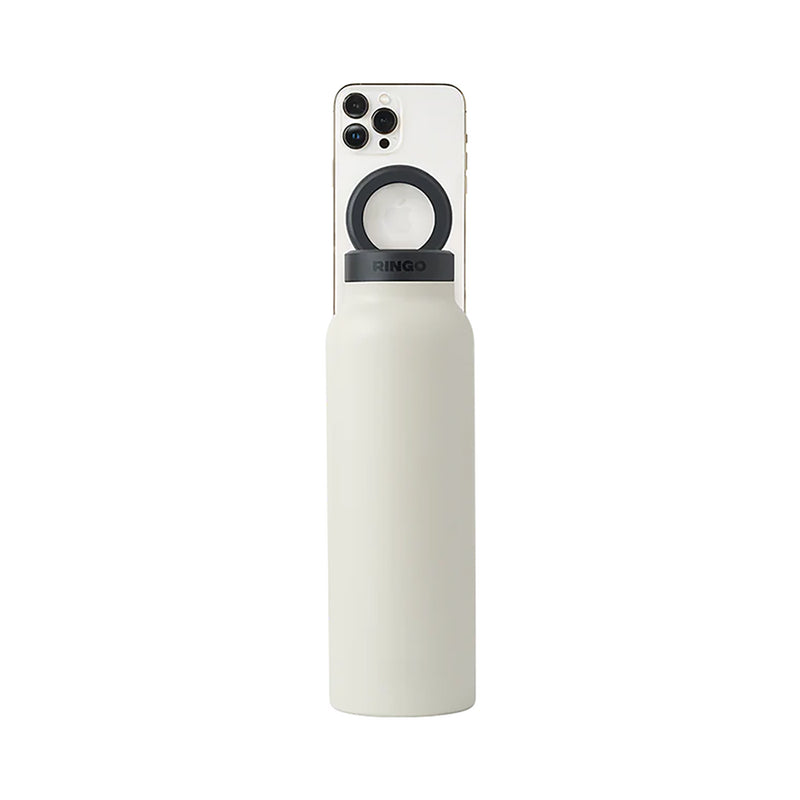 Ringo All-in-One Water Bottle with Magnetic Phone Mount - Ivory 950ml (32oz)