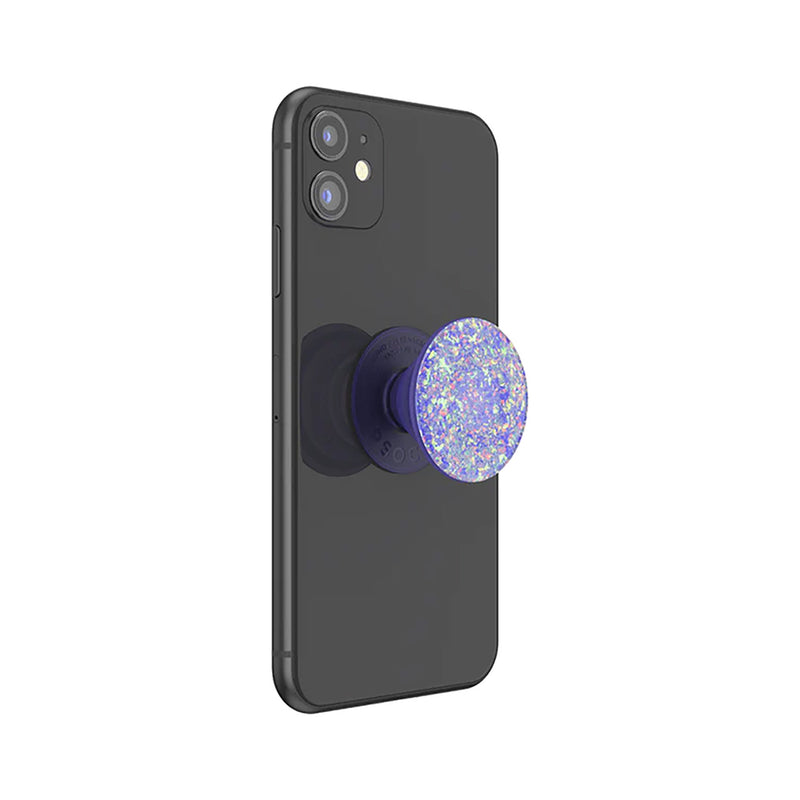 PopSockets Universal PopGrip Iridescent Confetti Ice Purple