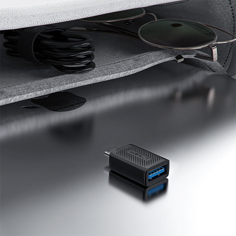 Acefast J1 USB-A to USB-C Adapter Black