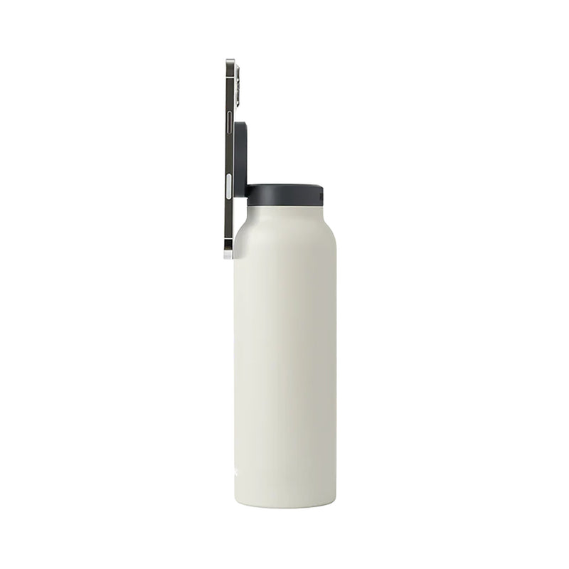 Ringo All-in-One Water Bottle with Magnetic Phone Mount - Ivory 950ml (32oz)