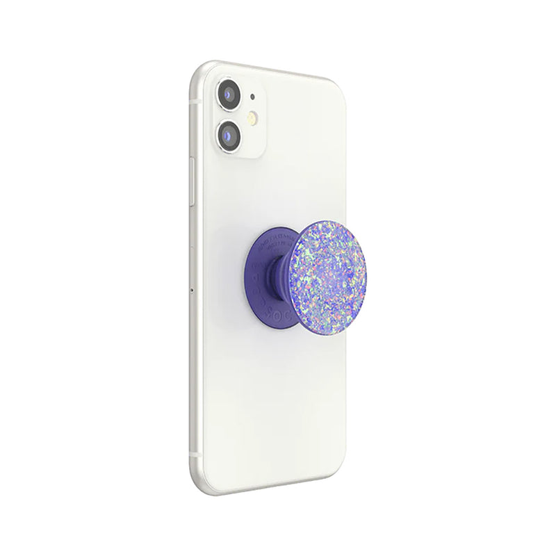 PopSockets Universal PopGrip Iridescent Confetti Ice Purple