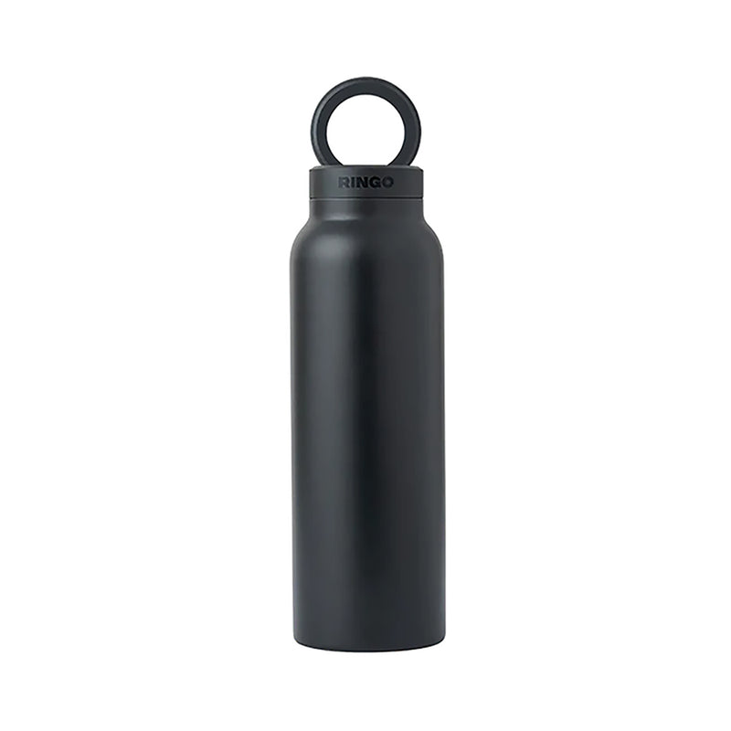 Ringo All-in-One Water Bottle with Magnetic Phone Mount - Black 950ml (32oz)